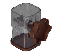 Generic Hachoir à Noix Manuel, Broyeur de Noix à Manivelle Efficace pour Amandes, de Pécan et Noisettes, Facile à Nettoyer pour les Hachées, Fournitures (BROWN)