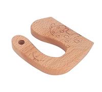 Generic Hachoir en Bois pour Enfants, Design Ergonomique, Couteau en Bois de Hêtre Sûr pour Couper Les Fruits, Légumes, Pain et Fromage pour Enfants de 2 à 8 Ans (Hêtre 2)