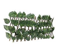 Generic Haies Artificielles, Clôture de Protection Solaire Extensible et Durable pour Jardin, écran de confidentialité Réaliste pour Utilisation Intérieure/extérieure (Feuilles d'Epipremnum Aureum)