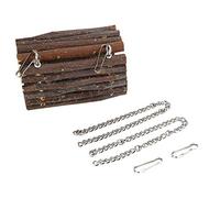 Generic Hamster, Applewood Jouets à mâcher Tunnel Bridge pour petits animaux, lieu de repos pour animaux domestiques, jouet tunnel pour hamster (chaîne de suspension modèle à double usage)