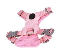 Generic Harnais de Chien pour Les Gros Chiens, Gilet de Harnais Chiot Chiot Réglable Respirant Gilet de sécurité de Doux pour Petit Moyen Chats (M)