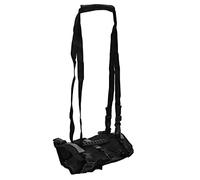 Generic Harnais de Sac à Dos pour Chien, Harnais de Chien pour Les Gros Plein Corps de Respirant Animal de Compagnie Laisse la Laisse ajusté de Chats Réglables (S)