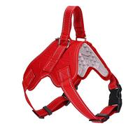 Generic Harnais Réfléchissant pour Chien, avec Boucle Réglable, Anti-Rupture, pour Les Voyages de Nuit, Sangle de Poitrine de Massage pour Animaux de Compagnie (M)