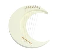 Generic Harpe-lyre avec accordage, Kit de Fabrication de Harpe, Accessoires pour Instruments à Cordes, Harpe-lyre En Bois avec Cordes