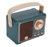 Generic Haut-Parleur sans Fil à l'ancienne, Distance de Transmission 33ft Distance Retro - Haut-Parleur 400 MAh Compact pour la Fête (Green)