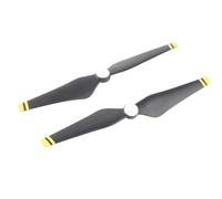Generic Hélices de Drone 3 Durables, Réduction du Bruit à Serrage Automatique, 2 Paires pour des Aventures de Vol Agréables (Bord Jaune)