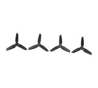 Generic Hélices de Drone, Hélices RC à 3 Pales PC, Conception de Type Presse à Dégagement Rapide, 2 Paires de Pales de Remplacement de 4,6 X 0,4 Pouces pour Les Pilotes Combo FPV et Le Vol (Bordure