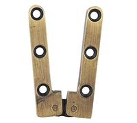 Generic Hinge à 90 Degrés, Charnières Cachées Hinges Verrouillables Table Pièces de Meubles Points Pliants Porte Armoire Cachée pour Meubles de Maison