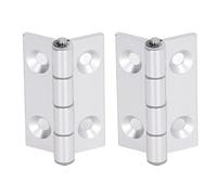 Generic Hinges de Porte, Aluminium Pliable à Plate Ouverte en Résine Bouche 2pcs Charnières Pliantes Charnières de Porte épaissies de épaissis