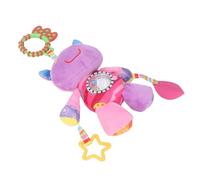 Generic Hochet de Poussette en Peluche Douce pour bébé, Jouet avec Clochette, Facile à Suspendre pour Poussette ou Berceau, Matériau Respectueux de la Peau (Veau coloré)
