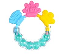 Generic Hochet en Silicone pour bébé, Exercice de Gomme de Dentition, capacité de Mastication pour Bébés Nourrissons, Jouet à Mâcher en PP de qualité Alimentaire pour Période de sensibilité à la