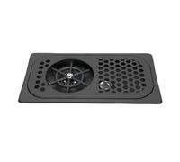 Generic Home Bar Rinçage de Verre en Acier Inoxydable, Lave-gobelet Efficace avec Bac D'égouttage, équipement de Lavage de Bouteilles D'évier à Pulvérisation Multi-angle, 1 Ensemble