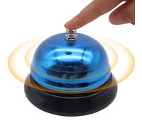 Generic Horloge de table | Cloche d'appel de bureau en métal, horloge de réception en métal protégée contre la voix pour hôtels, restaurants, cuisines, bars, écoles, comptoirs