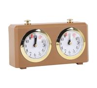 Generic Horloge D'échecs Mécanique Vintage avec Grands Cadrans Transparents pour Les échecs et Le Go, Mécanisme D'enroulement pour Un Jeu Continu, Fabriquée à Partir de Matériau ABS (Tannée)