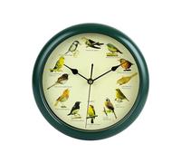 Generic Horloge Murale D'oiseau Sauvage Chantant de 10 Pouces, Pièce Décorative