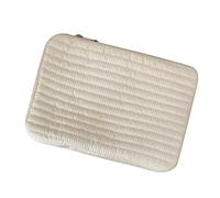 Generic Housse Antichoc pour Ordinateur Portable, étui Souple à Fermeture éclair pour Tablettes de 13 à 14 Pouces, Portable pour Le Travail et Les Affaires (White)