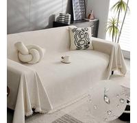 Generic Housse de canapé en forme de L antidérapante avec housse de canapé d'angle en forme de U et jeté