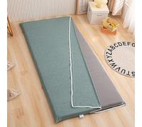 Generic Housse De Futon 100% Douce Pour Matelas De Futon De Sol Shikibuton Traditionnel,Housse De Protection Pour Tapis De Tatami En Coton Lavable Avec Fermeture Éclair,Lavage,Vert,Twin/90x200cm