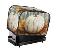 Generic Housse de grille-pain à 2 tranches avec imprimé citrouille d'automne - Housse anti-poussière pour machine à pain - Compatible avec la plupart des grille-pain standard, petits appareils de
