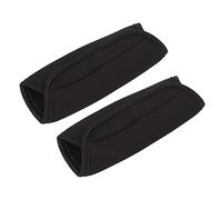 Generic Housse de Poignée de Rechange pour Poussette, Adhésif Puissant, Utilisation Multifonctionnelle pour Poussettes, Fauteuils Roulants âgés, 2 Poignées Polies pour Voitures D'enfants, Nylon