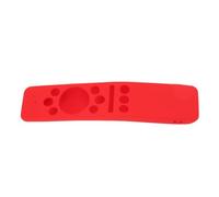 Generic Housse de Protection en Silicone Durable pour Télécommande Smart TV, étui de Télécommande Lavable, Conception de Découpes Précises, pour Enfants et Animaux de Compagnie, Noir (Rouge)