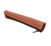 Generic Housse de Protection pour Accoudoir de Poussette, Manchon de Guidon en Cuir PU élégant Lavable pour Poussette de bébé, Paquet de 4 19x11,5 Cm (BROWN)
