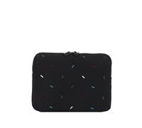 Generic Housse portable pour ordinateur portable Motif rayures arc-en-ciel | Housse de transport pour tablette, ordinateur portable, 33 cm, rayures douces