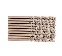 Generic HSS-Co M35 Cobalt Twist Drilling Force avec une Lame Tranchante pour les Alésages en Acier Inoxydable 10 Pc 1,0 à 5,0 Mm Outil de Forage de Précision pour -Ussiasts (4,5 mm)