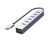 Generic Hub USB 3.0, interface 5-7, rallonge USB 3.0, légère et portable, haute vitesse et stable, rallonge USB pour PC, USB 3.0/7