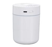 Generic Humidificateur D'air Portable avec Technologie de Brume Nanométrique et Lumière D'ambiance à Couleur Changeante pour Voitures, Maisons ou Bureaux ABS Blanc
