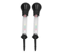Generic Hydromètre, Ensemble de 2 Pièces, Précis et Facile à Lire pour L'évaluation de la densité de la Batterie de Voiture, Matériau de Haute qualité