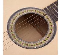 Generic Incrustation de Trou de Son de Guitare, Ensemble de 3 Motifs élégants pour Guitares Classiques Acoustiques, Accessoires pour Instruments de Musique 132x92x0.6mm