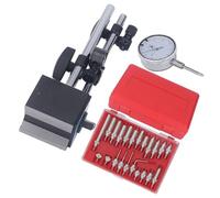 Generic Indicateur à Cadran avec Base Magnétique Ensemble D'inspection de Précision Professionnelle à Réglage Fin pour un Alignement de Précision 0-1in en Acier Inoxydable