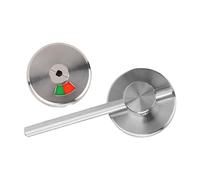 Generic Indicateur de confidentialité, Serrure de Porte, Couleur Vert Vif et Rouge pour Toilettes, Traitement brossé, Positionnement à 90 Degrés pour Porte de Séparation
