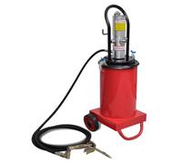 Generic Injecteur de Graisse Pneumatique 12L, Outil de Lubrification Automobile, Naval, Ingénierie, Atelier, Facile à Manipuler avec Roues Roulantes, Haute Pression, Faible