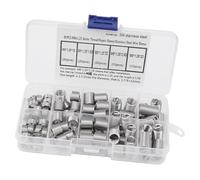 Generic Insert de Filetage M8 X 1.25, 80 Pièces, Entretien Facile, Inserts Filetés en Acier Inoxydable pour une Connexion Robuste