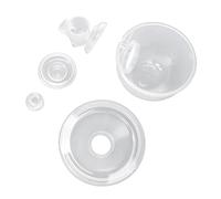 Generic Insert de Pompe à Chiots, Membrane de Silicone à la Soupape de Canard de Nettoyage Facile avec une Pompe Thoracique pour un Usage Quotidien (27mm)