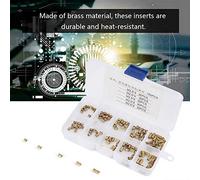 Generic Inserts Filetés, 150pcs M2.5 Cylindre en Laiton moulé Rond moulé dans des Inserts Filetés pour en Plastique