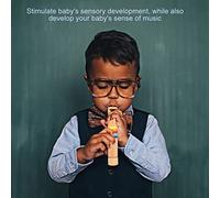 Generic Instrument de Flûte Jouet en Bois pour Enfants - Piccolo en Bois de qualité Supérieure pour L'éducation Précoce - Stimule Le Développement Sensoriel de bébé, pour Les Enfants