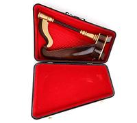 Generic Instrument de Musique Artistique Miniature, Modèle de Harpe, Belle Décoration pour le Bureau et la Maison, Tilleul de 25cm