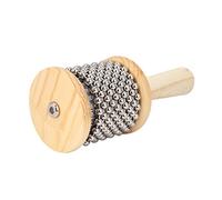 Generic Instrument de Percussion Cabasa en Bois pour Enfants, Petit Shaker à Main avec Poignée Ergonomique, sans Danger pour la Stimulation Auditive et Visuelle des Enfants, Jouet d'apprentissage