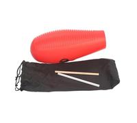 Generic Instrument de Percussion Guiro Shaker Débutants pour Introduire Des Concepts Musicaux Adapté Aux Activités Musicales, rouge