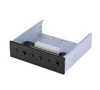 Generic Interrupteur d'alimentation HDD avec 6 Commandes et Indicateurs Autobloquants pour PC de Bureau, Plusieurs Disques Durs