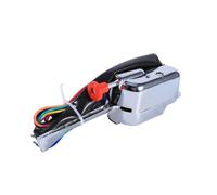 Generic Interrupteur de Clignotant à Tige Chromée de Haute qualité pour, 12 V en Métal Durable avec Pince pour les Premiers Projets