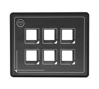 Generic Interrupteur de Commande à Membrane Tactile Universel pour Voiture, 12-24V, Accessoire de Panneau électronique Durable pour Voitures