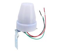 Generic Interrupteur de Commande Automatique de Lumière avec Technologie Photoélectrique, Facile à Installer, Indice IP33, adapté aux Lumières de Grange, Matériau ABS (AC100-240V)