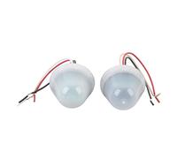 Generic Interrupteur de Commande de Lumière à Cellule Photoélectrique, Marche/arrêt Automatique, 10A, étanche à la Pluie, pour Jardin Extérieur, 2 Pièces ABS (AC/DC12V)