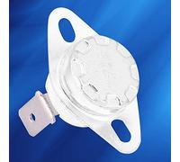 Generic Interrupteur de Contrôle de Température pour Interrupteur Thermique de Thermostat KSD302, NC Normalement fermé de Haute Précision pour AC250V16A, 1 Paquet pour Appareil Ménager (115℃)