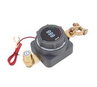 Generic Interrupteur de Déconnexion de Batterie, DC 5-80 V, Coupure de Courant de Batterie, Interrupteur Principal, Isolateur de Déconnexion avec Affichage Numérique de la Tension, pour Voiture,