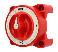 Generic Interrupteur de Déconnexion de Batterie, Isolateur de Puissance à 4 Positions pour Interrupteur d'arrêt de Batterie de Service de Camion de Camping-car Marin avec compatibilité de Terminal